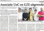 Associatie UoC en GZE uitgewerkt : De Faculteit der Technische Wetenschappen zal een bijdrage leveren met een drietal projecten